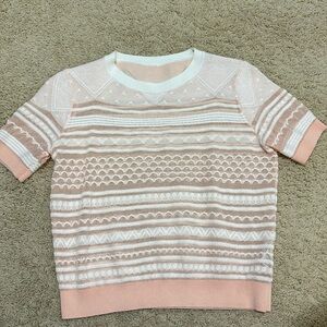 Ochirly women short sleeve knit Tee S